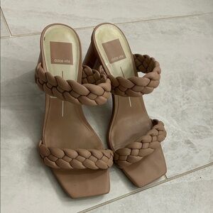 Dolce Vita Women's Brown Braided Heels